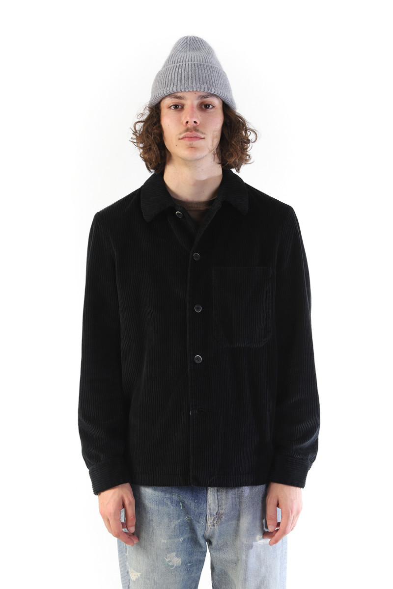 Overshirt cedrone demi Nero