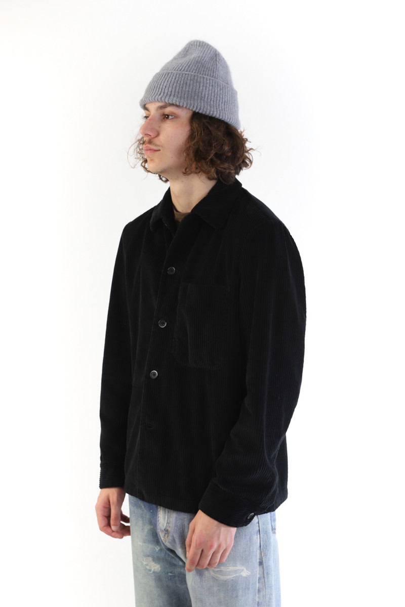 Overshirt cedrone demi Nero