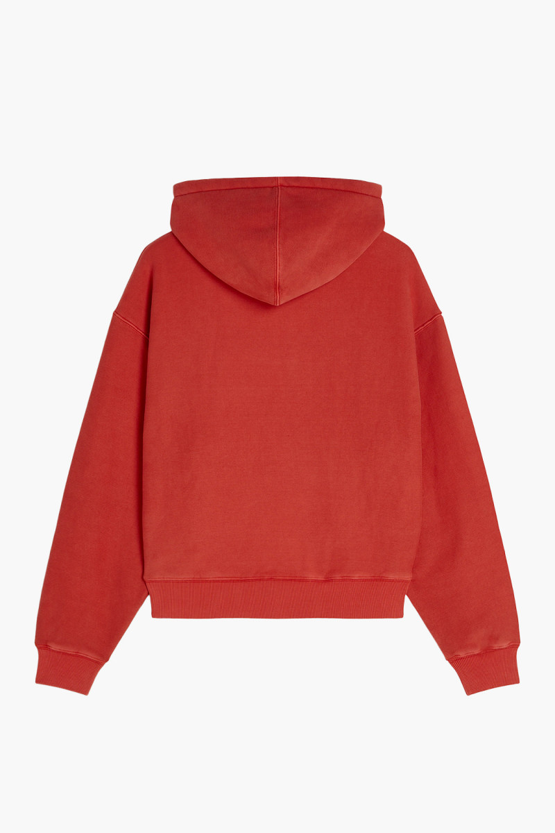 Patta washed classic hooded Red