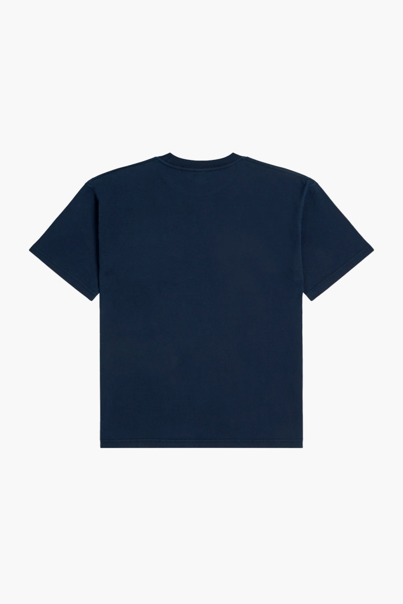 Patta basic washed pocket tee Black iris