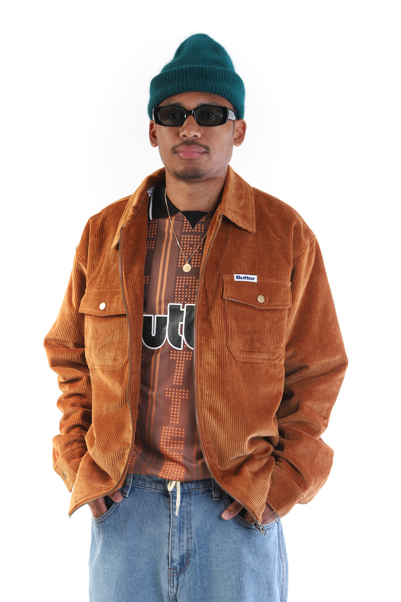 Corduroy club jacket Rust