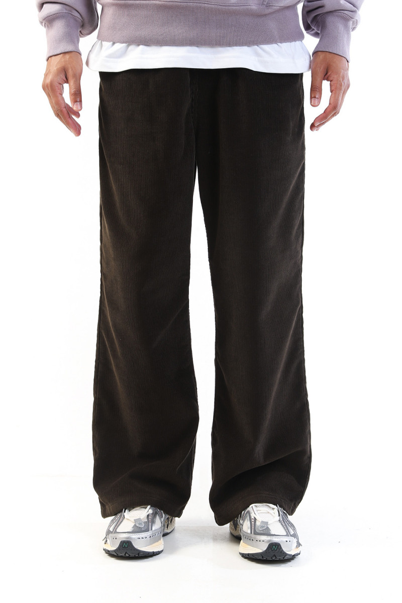 Pantalon baggy fit Dark coffee