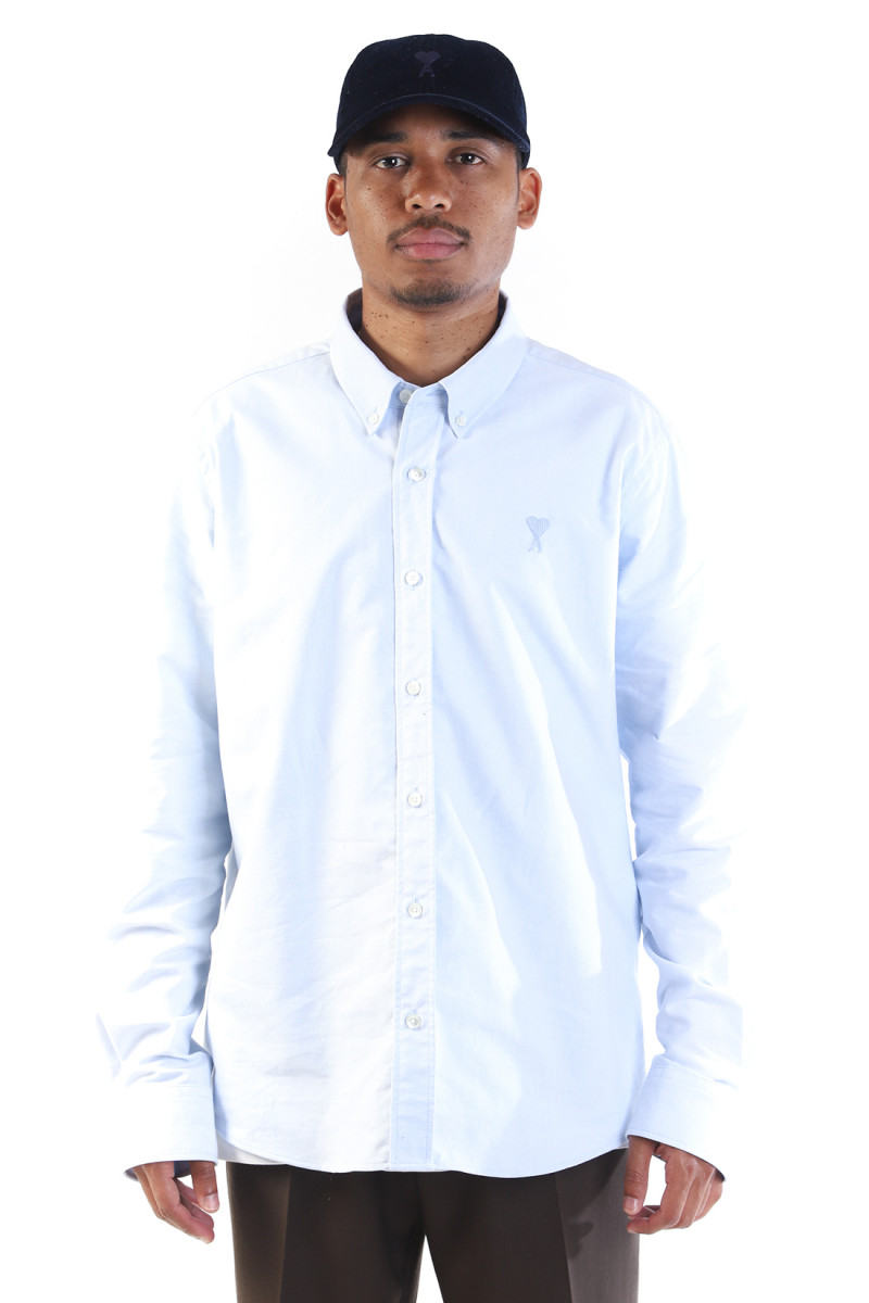 Classic fit tonal shirt Sky blue