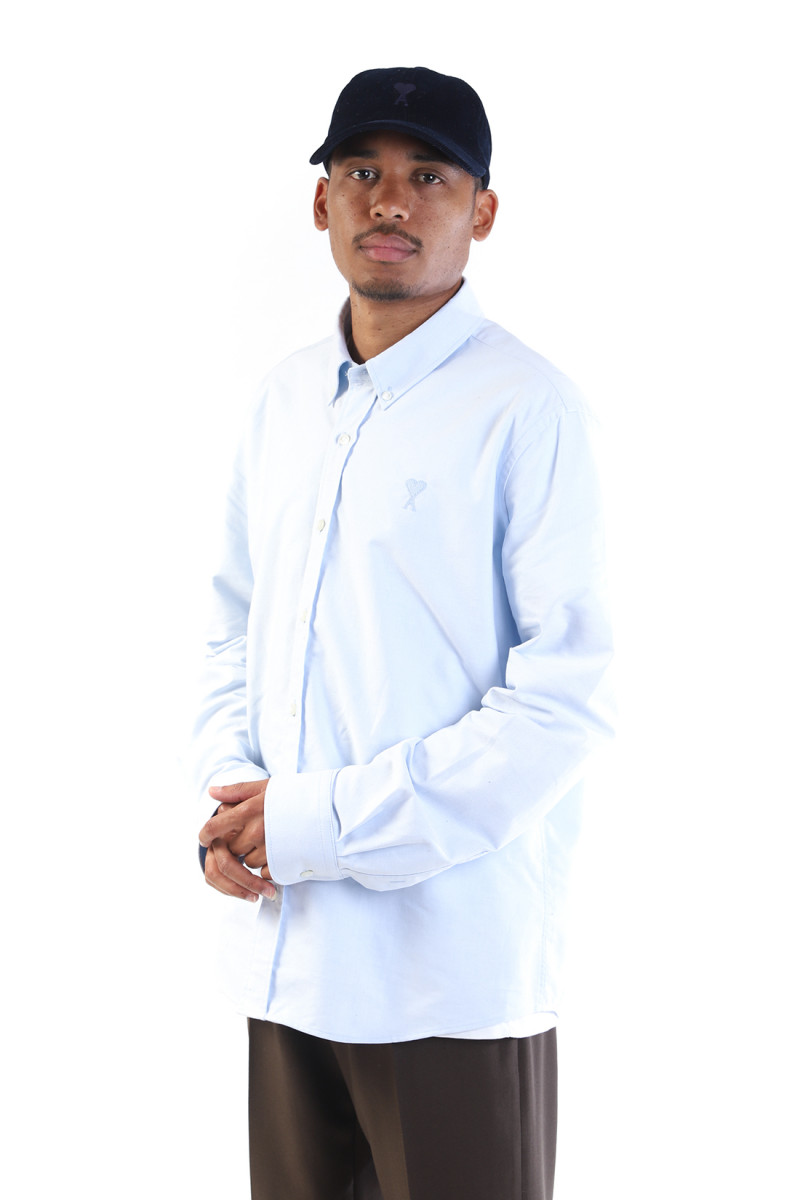 Classic fit tonal shirt Sky blue