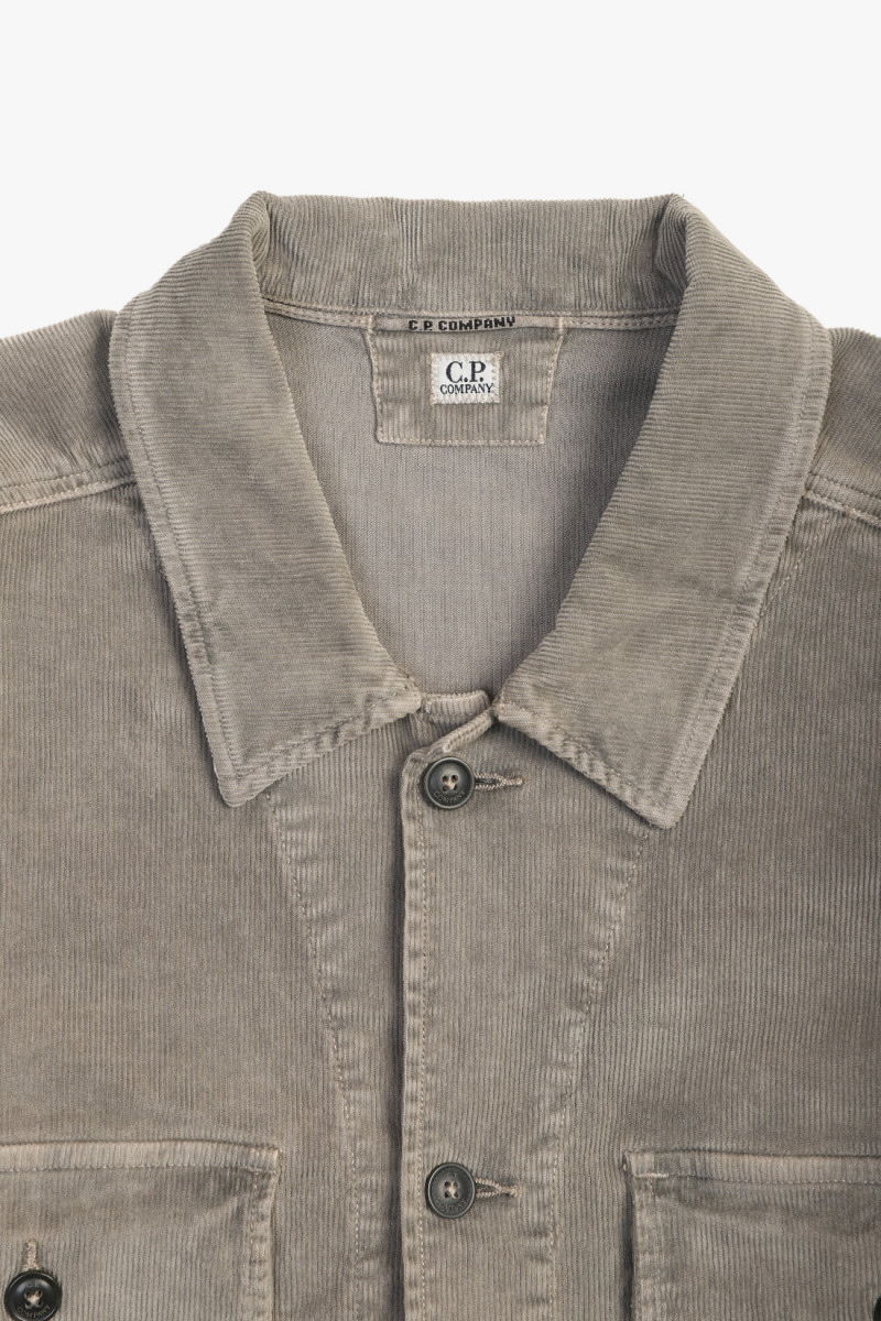 Utility overshirt corduroy Walnut