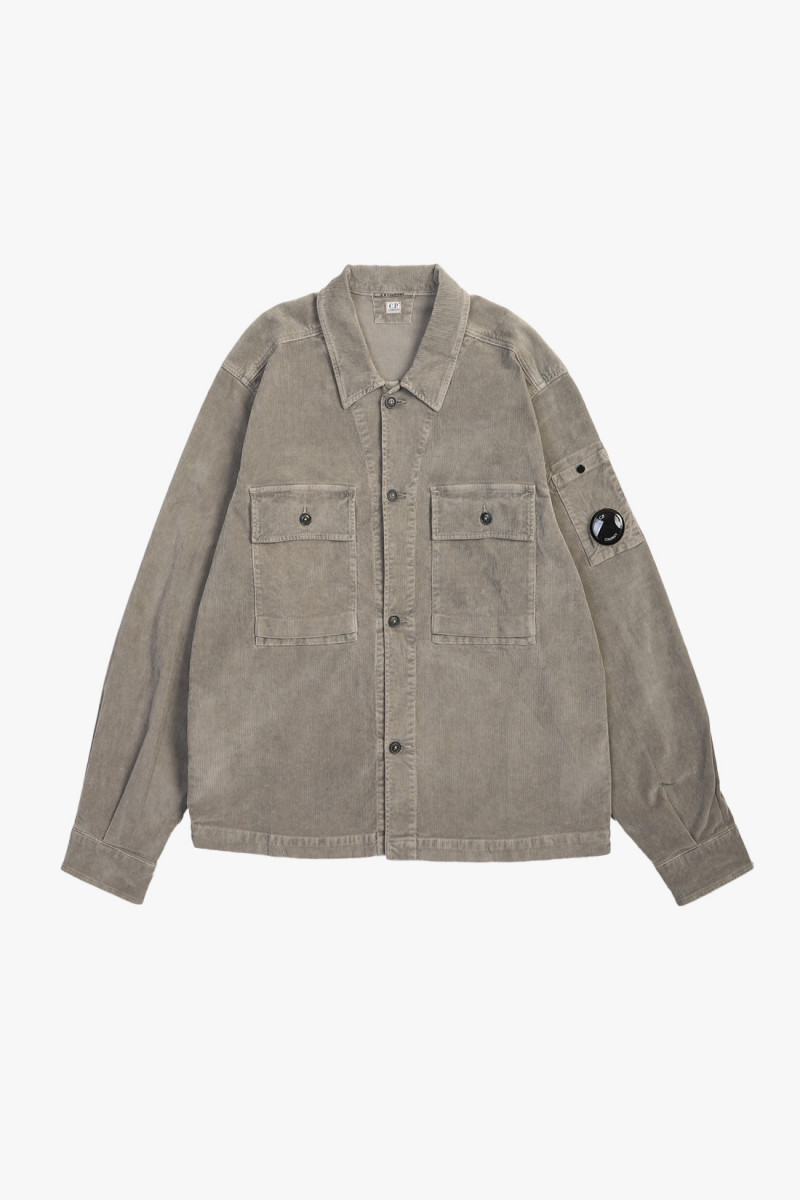 Utility overshirt corduroy Walnut