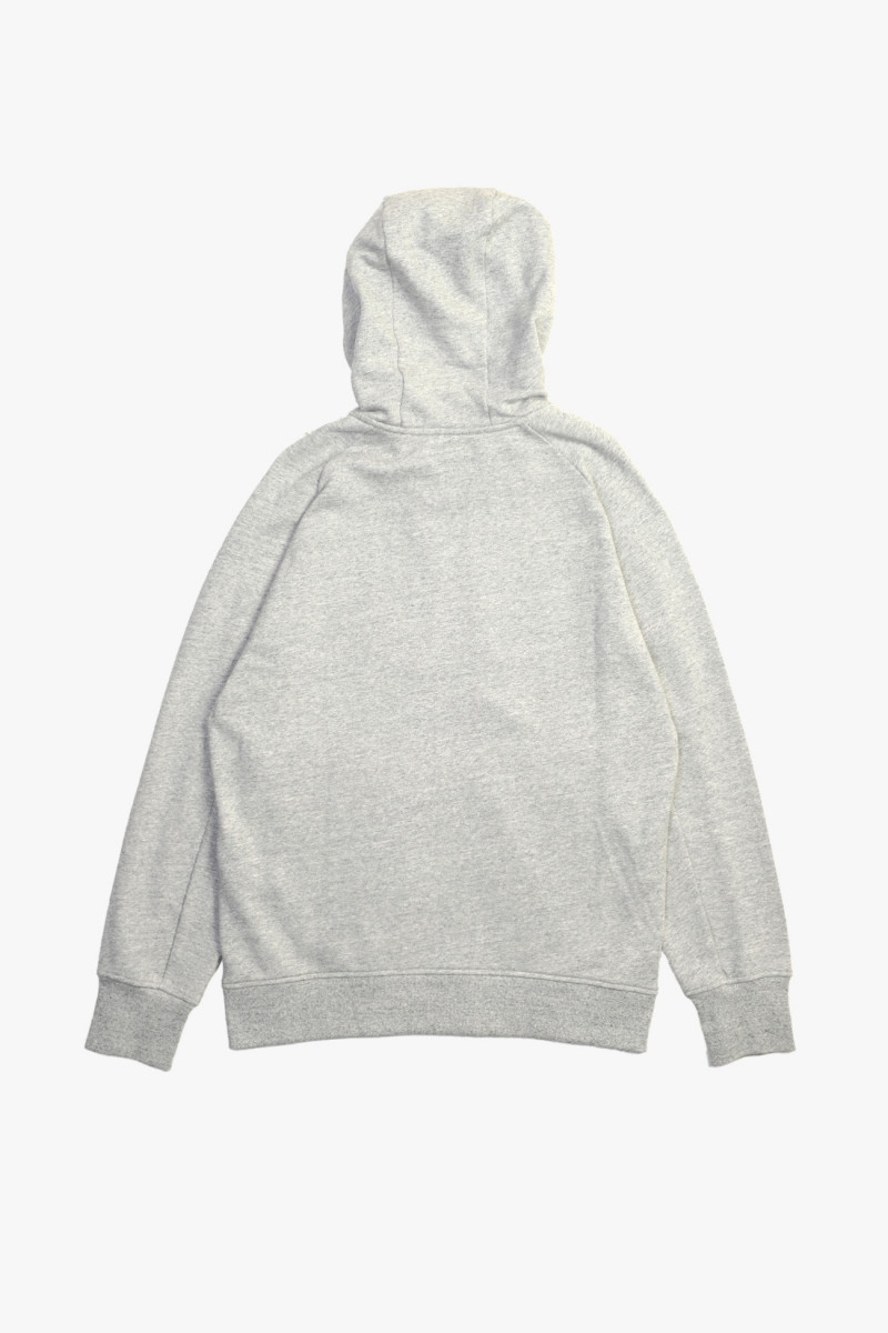 Diagonal goggle zip hoodie Greystone melange