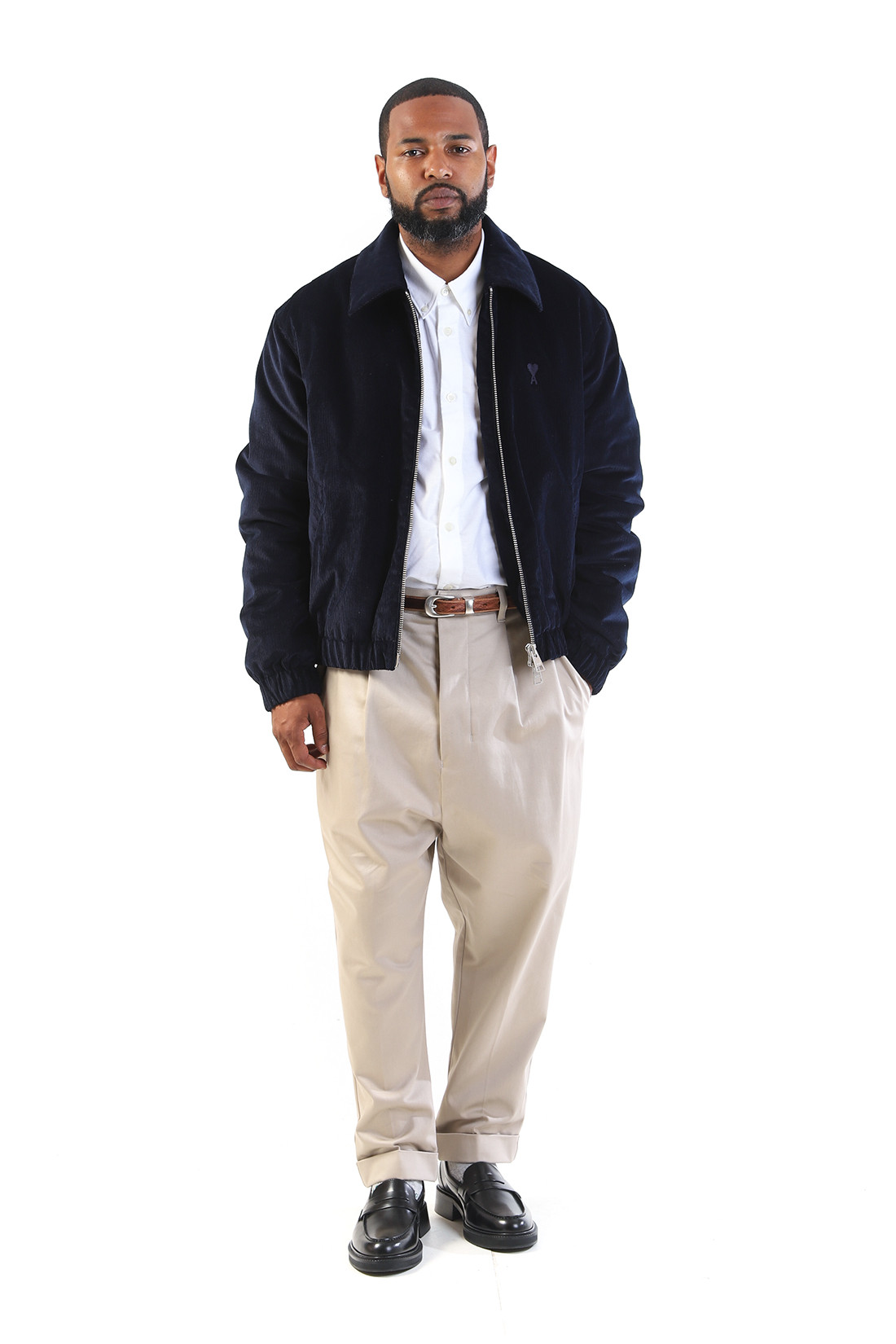 Blouson zippe adc Navy blue