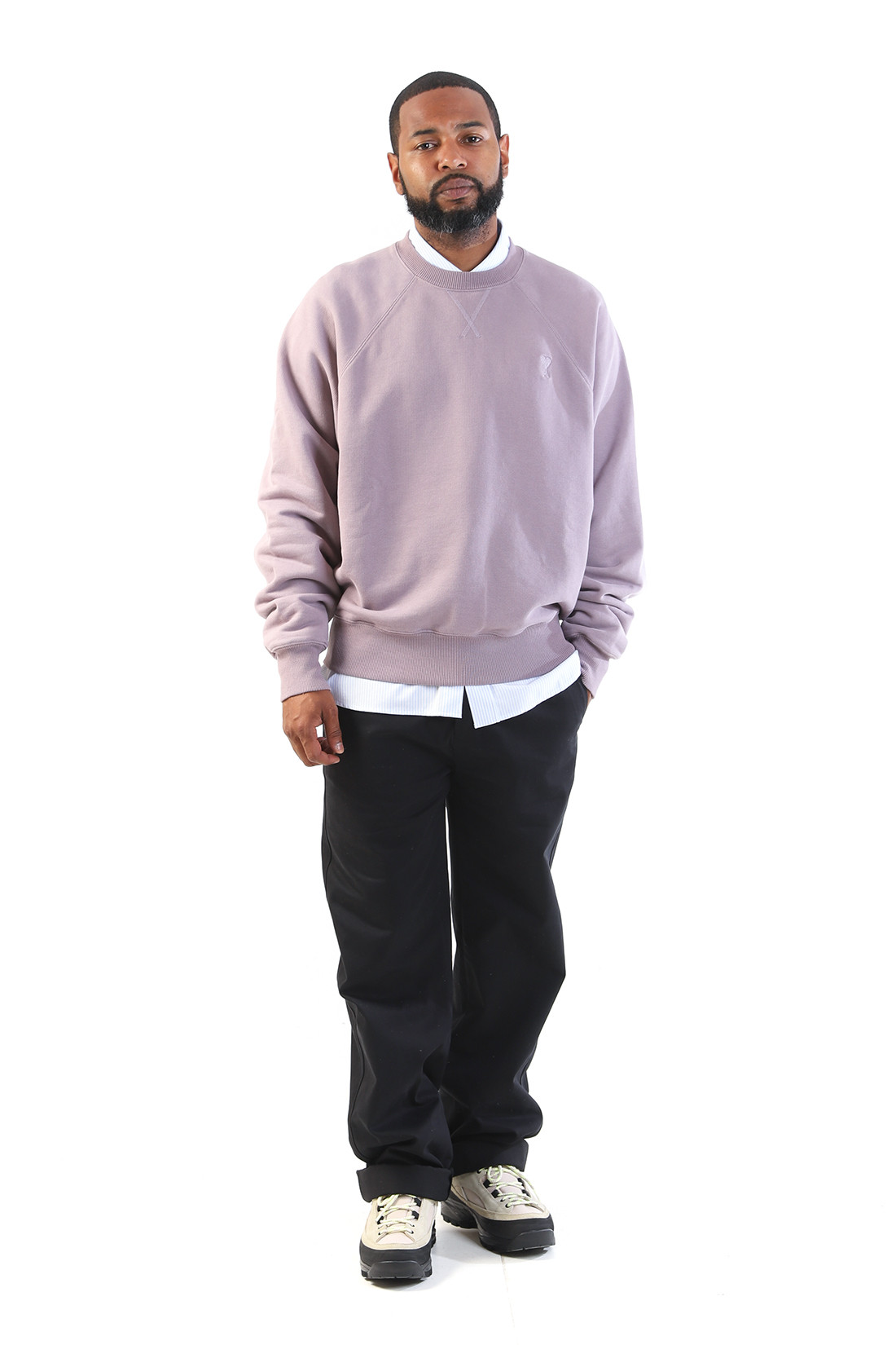 Boxy sweatshirt Lilas