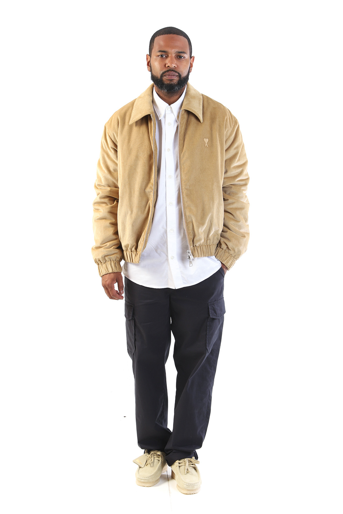 Blouson zippe adc Sand