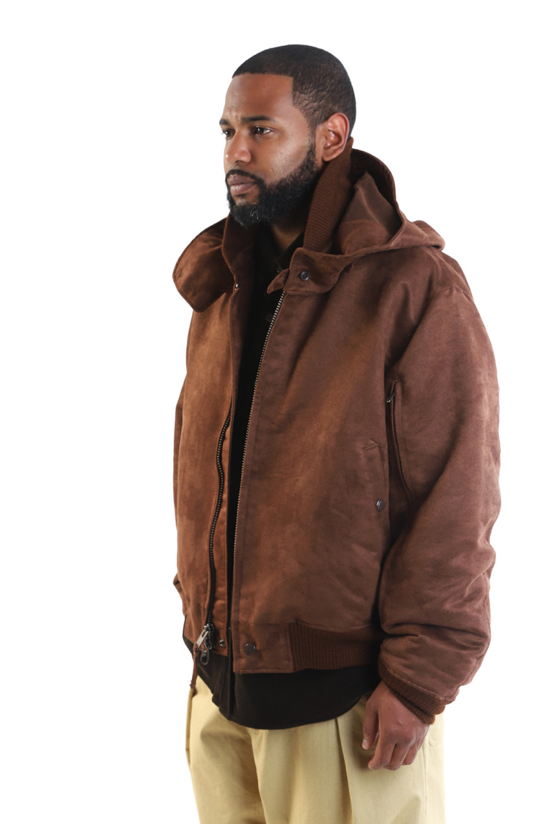 Ll jacket fake suede Brown