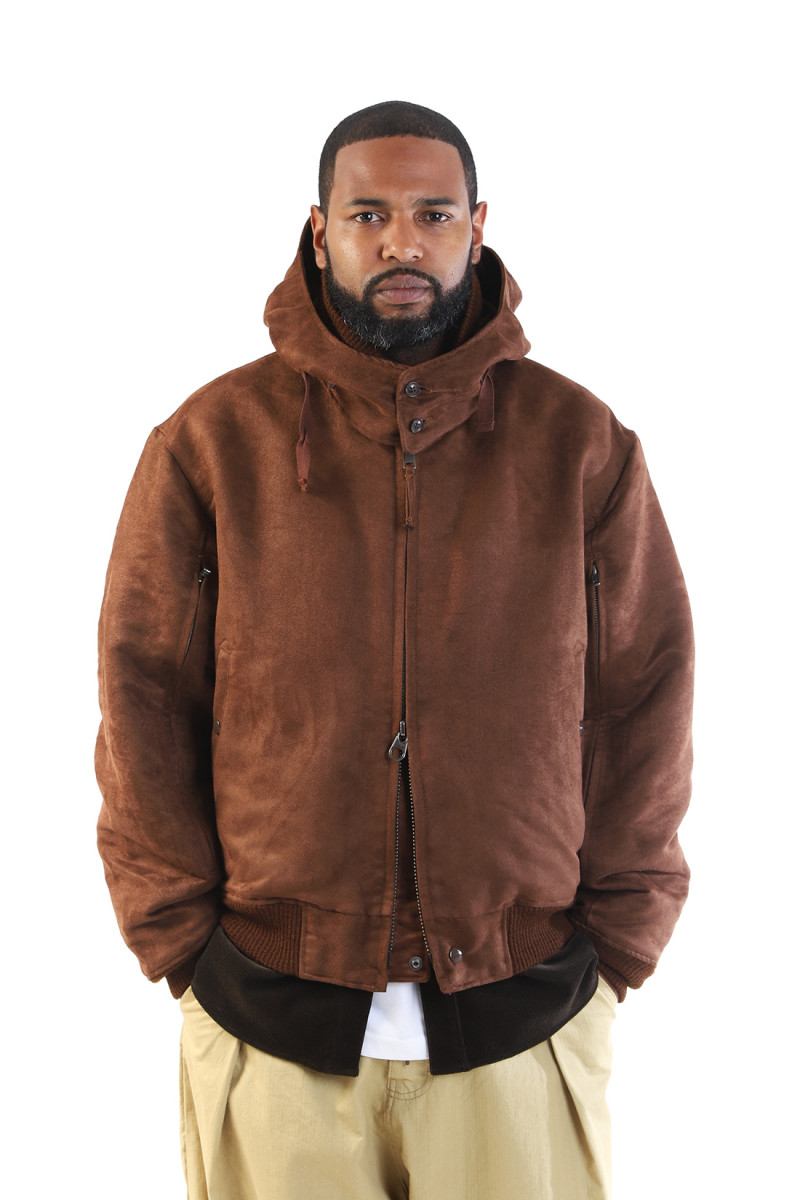 Ll jacket fake suede Brown