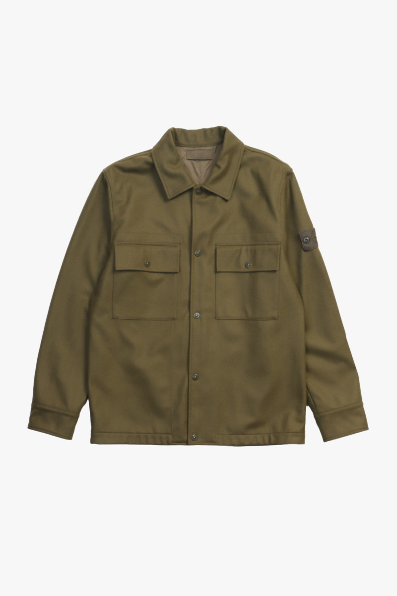 120f4 ghost overshirt v0054 Verde militare