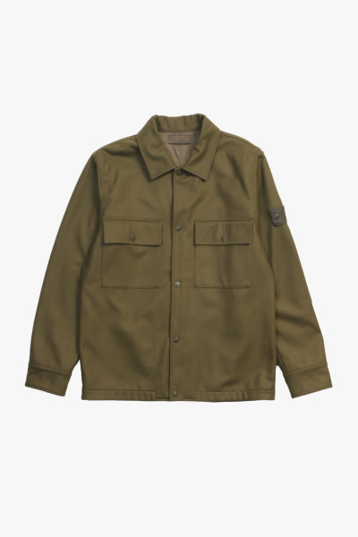 Stone island 120f4 ghost overshirt v0054 Verde militare - GRADUATE ...