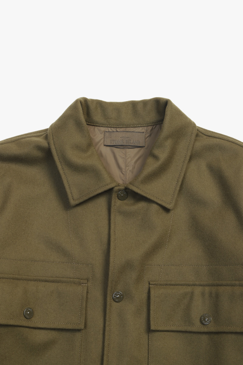 120f4 ghost overshirt v0054 Verde militare