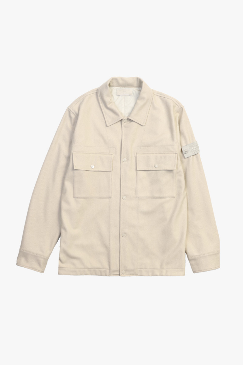 120f4 ghost overshirt v0090 Beige