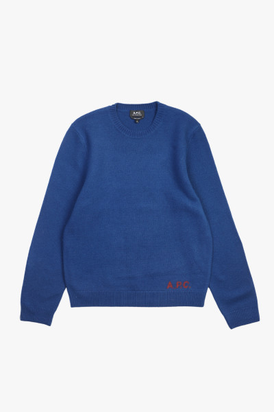 A.p.c. Pull edward Dark blue - GRADUATE STORE