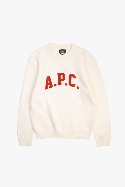 A.p.c. Pull joshua Ecru - GRADUATE STORE