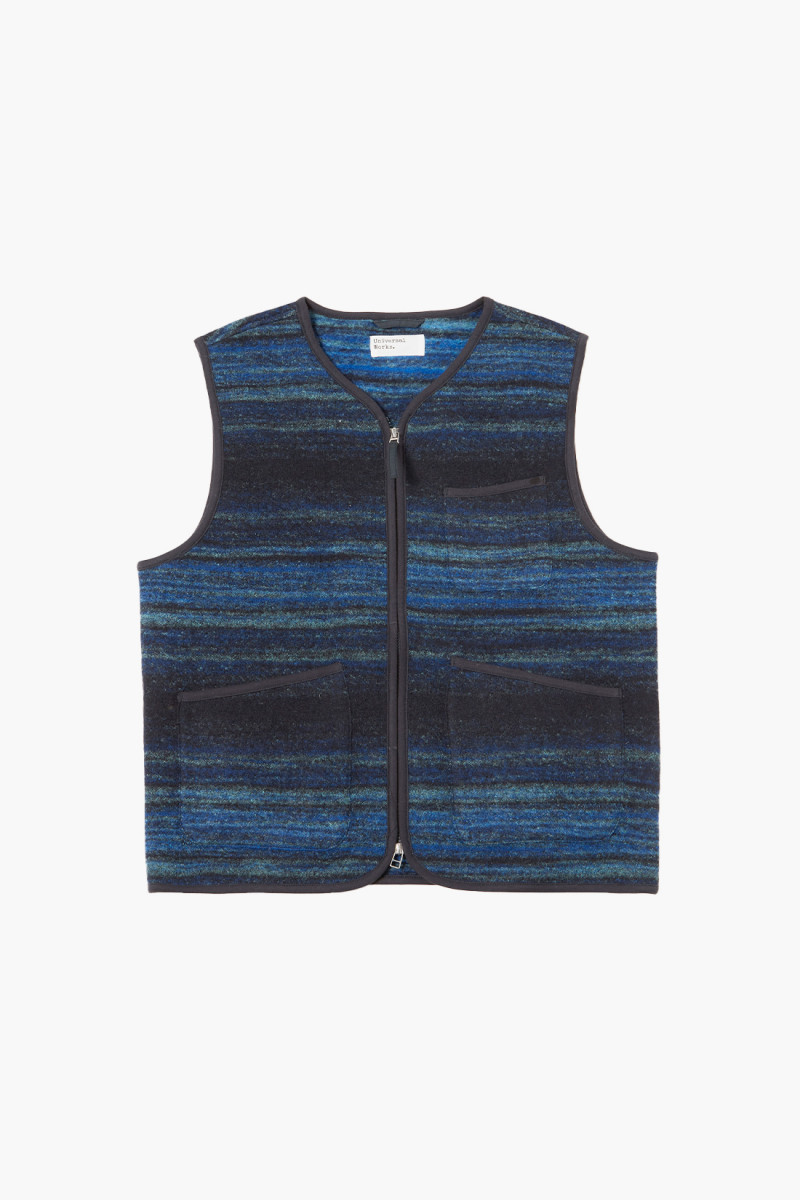 Zip gilet mississippi fleece Blue