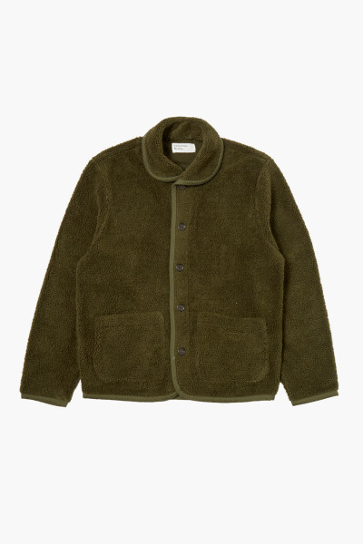 Universal works Lancaster jacket mount fleece Olive - GRADUATE ...