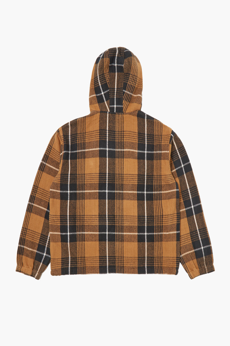 Pullover anorak earth ii check Brown