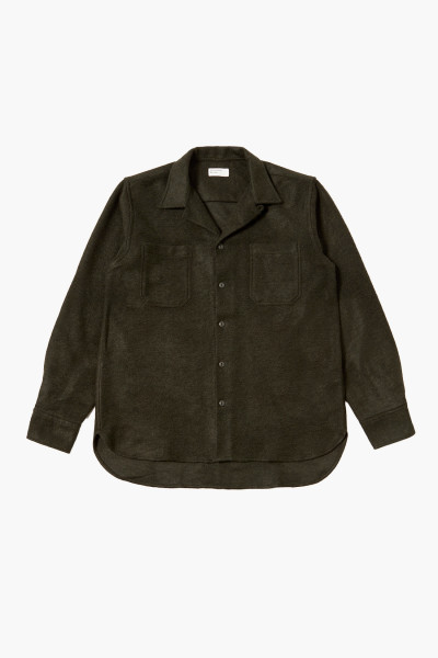 Universal works Work shirt dam marl Forest - GRADUATE STORE