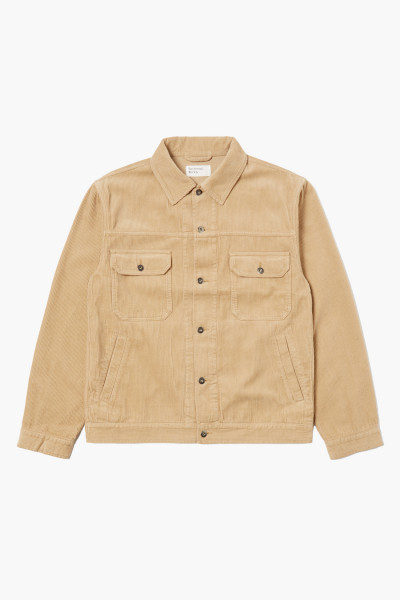 Universal works Trucker ii jacket cord Fawn - GRADUATE STORE