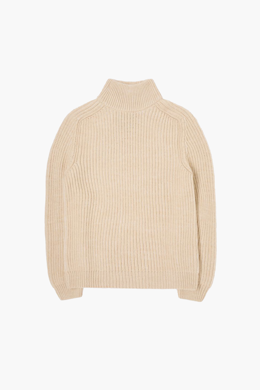 Roni high collar sweater Beige