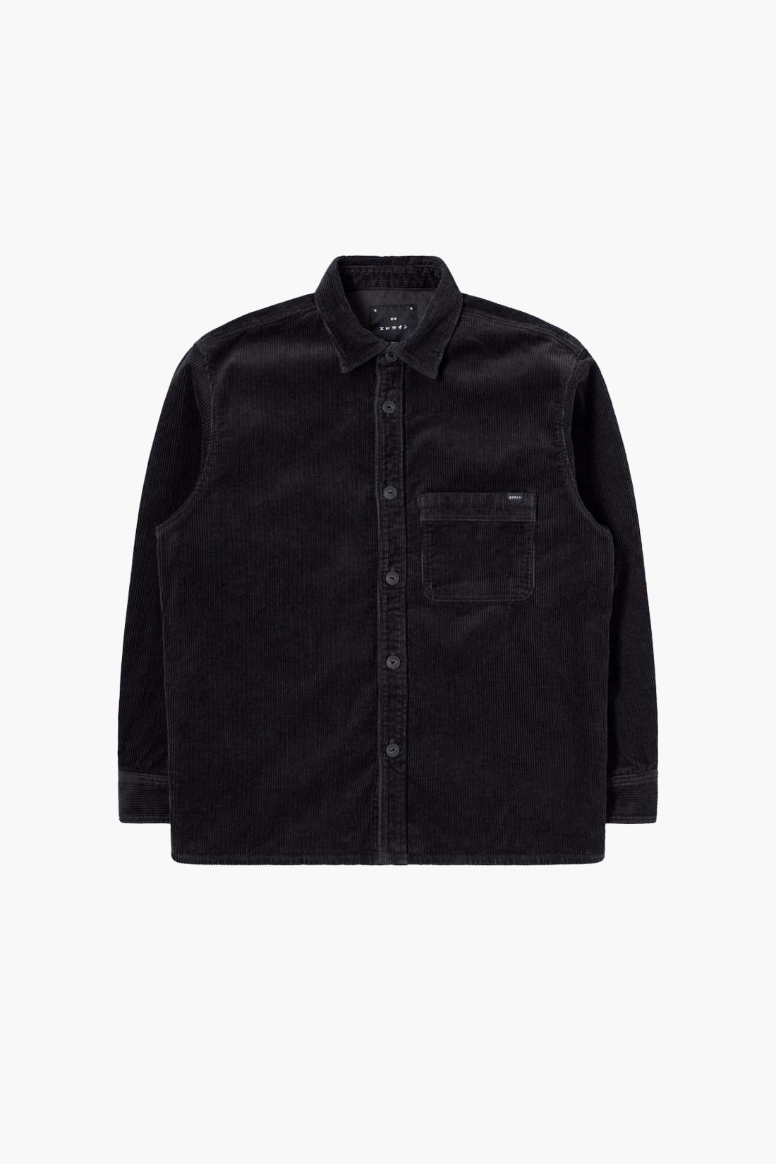 Ander shirt ls corduroy Black