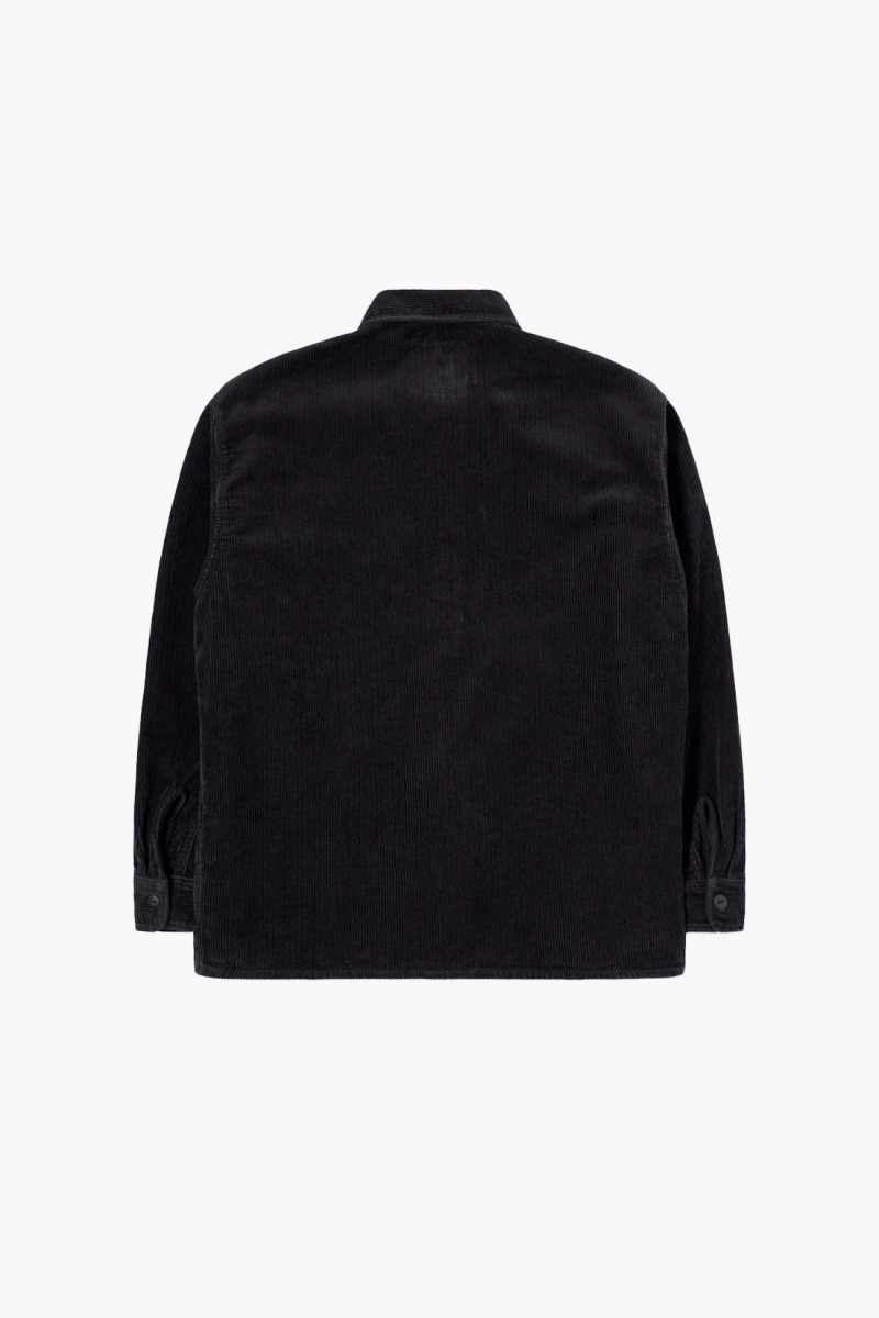 Ander shirt ls corduroy Black