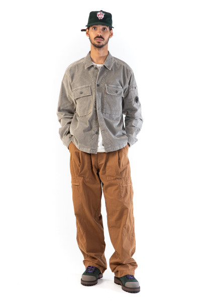 Utility overshirt corduroy Walnut