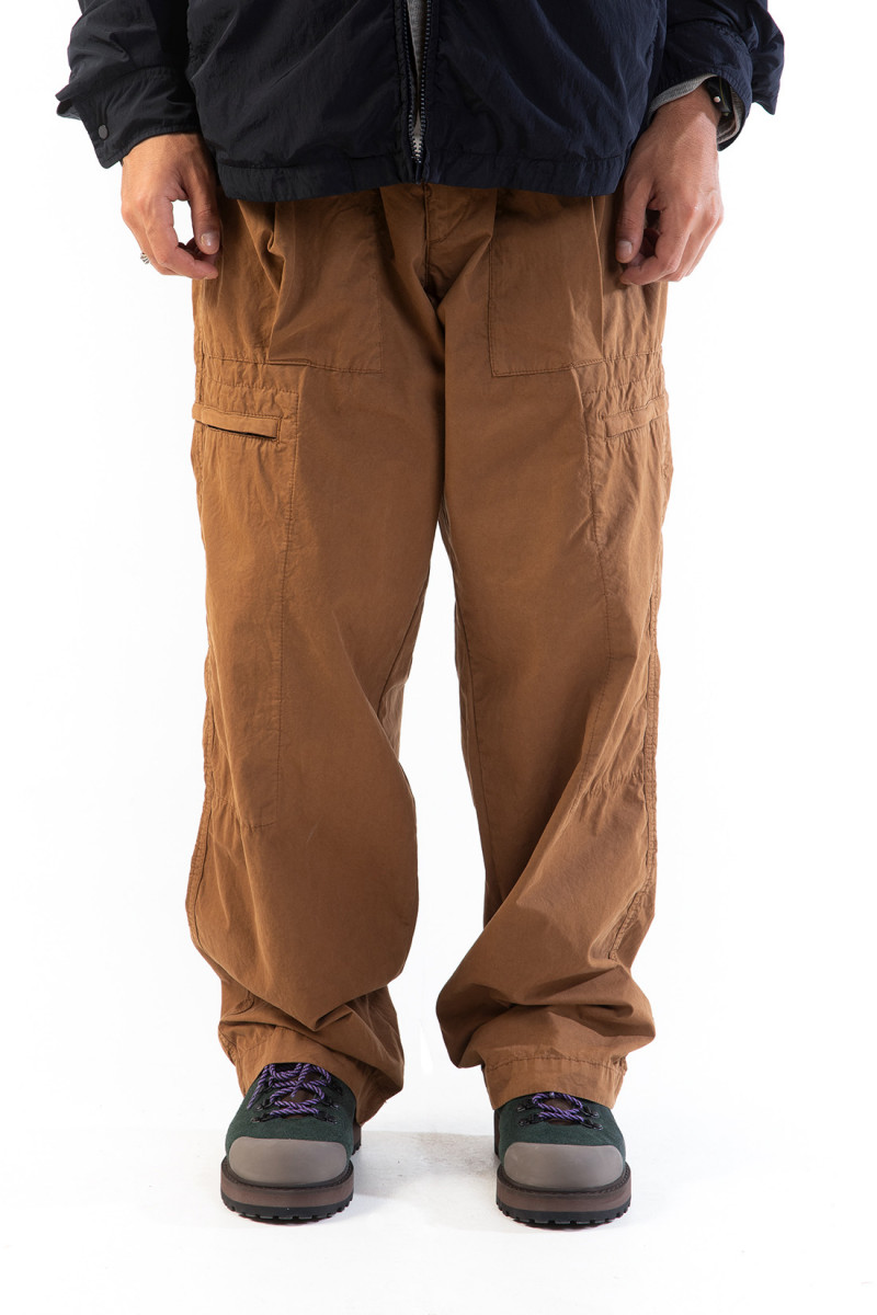 Loose utility pants microreps Toffee