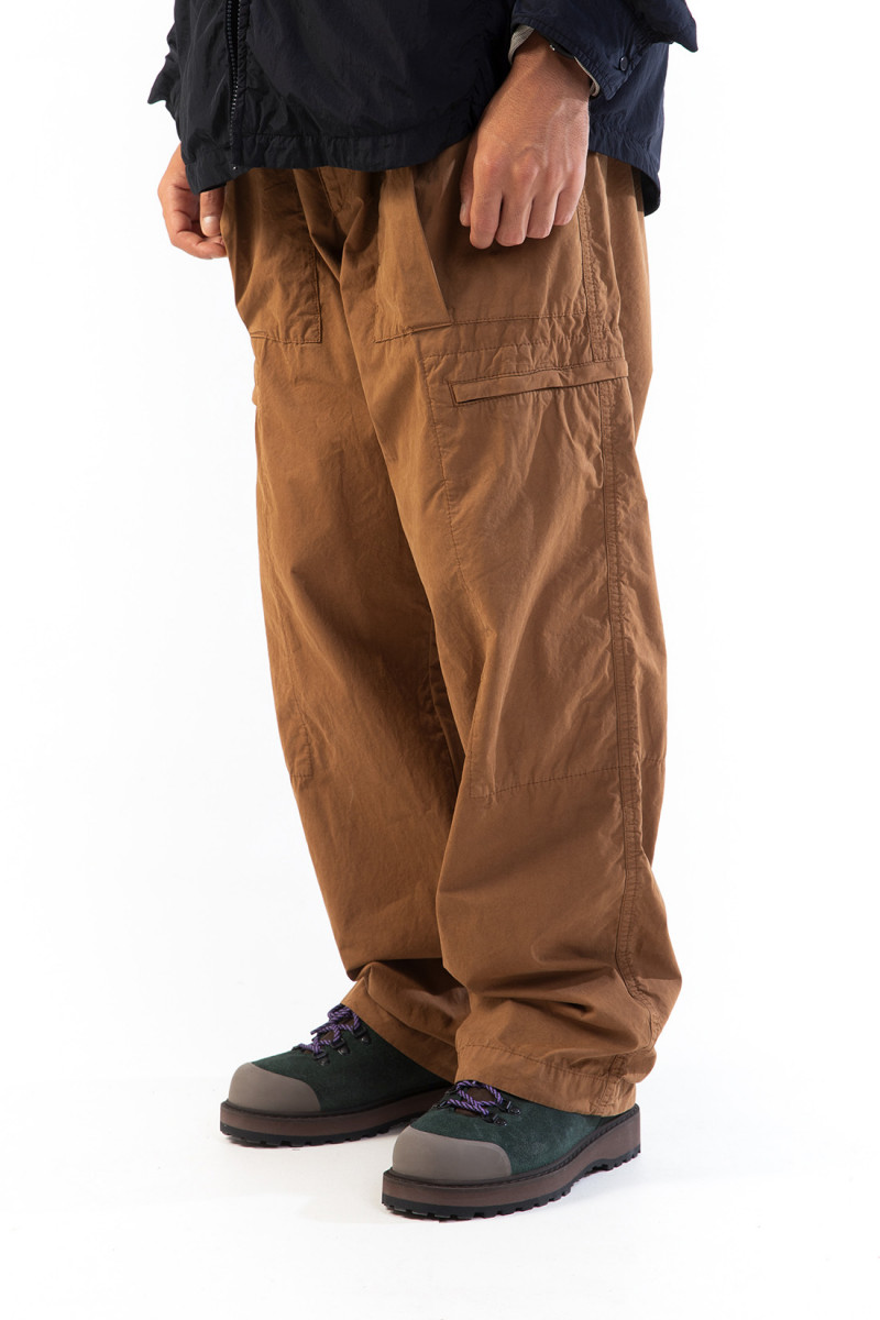 Loose utility pants microreps Toffee