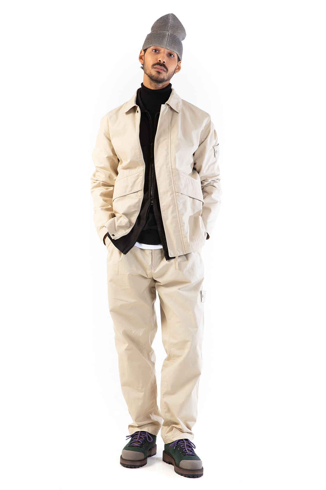 107f1 ghost jacket v0090 Beige