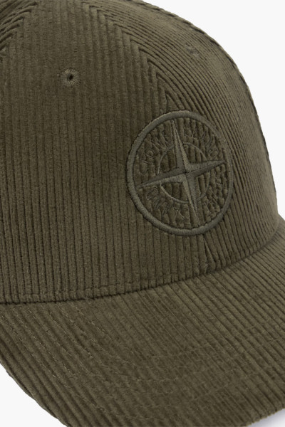 Stone island 99662 cap corduroy v0059 Muschio - GRADUATE STORE