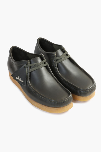 Clarks originals Wallabee Forest green leather - GRADUATE STORE