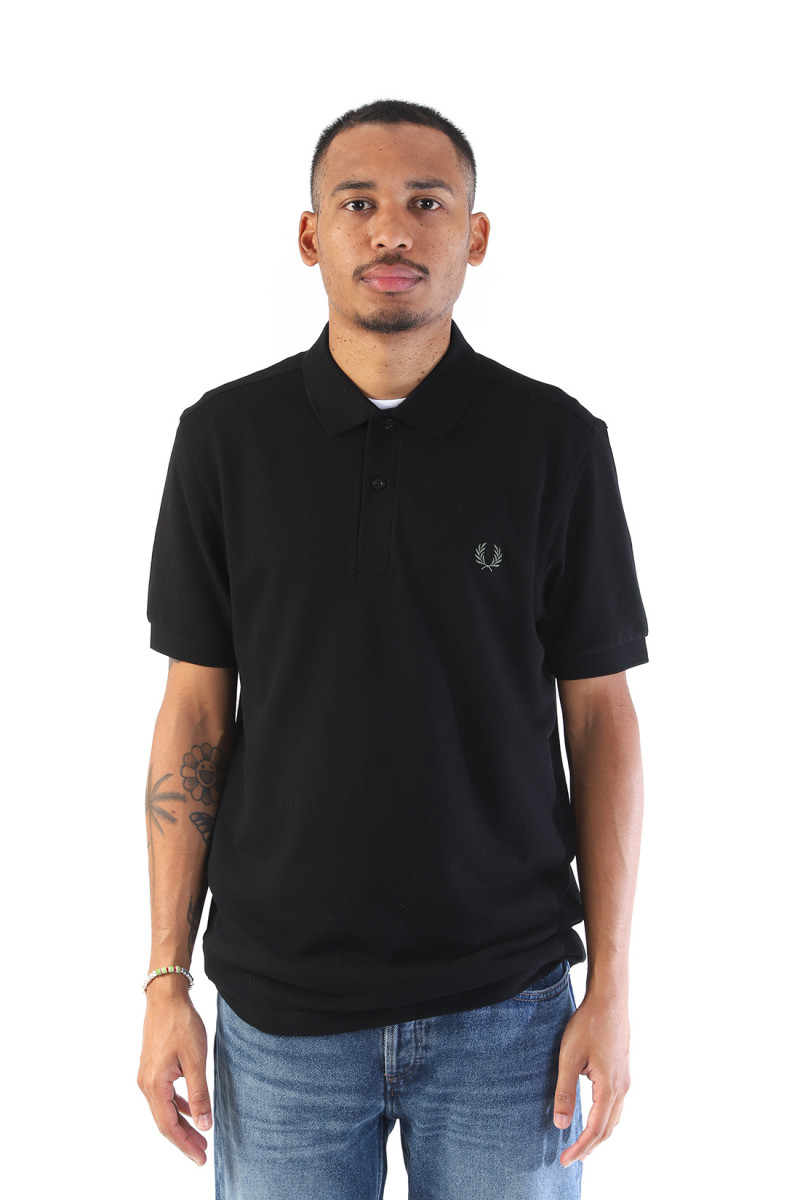 Fred perry mens t-shirt knit Black