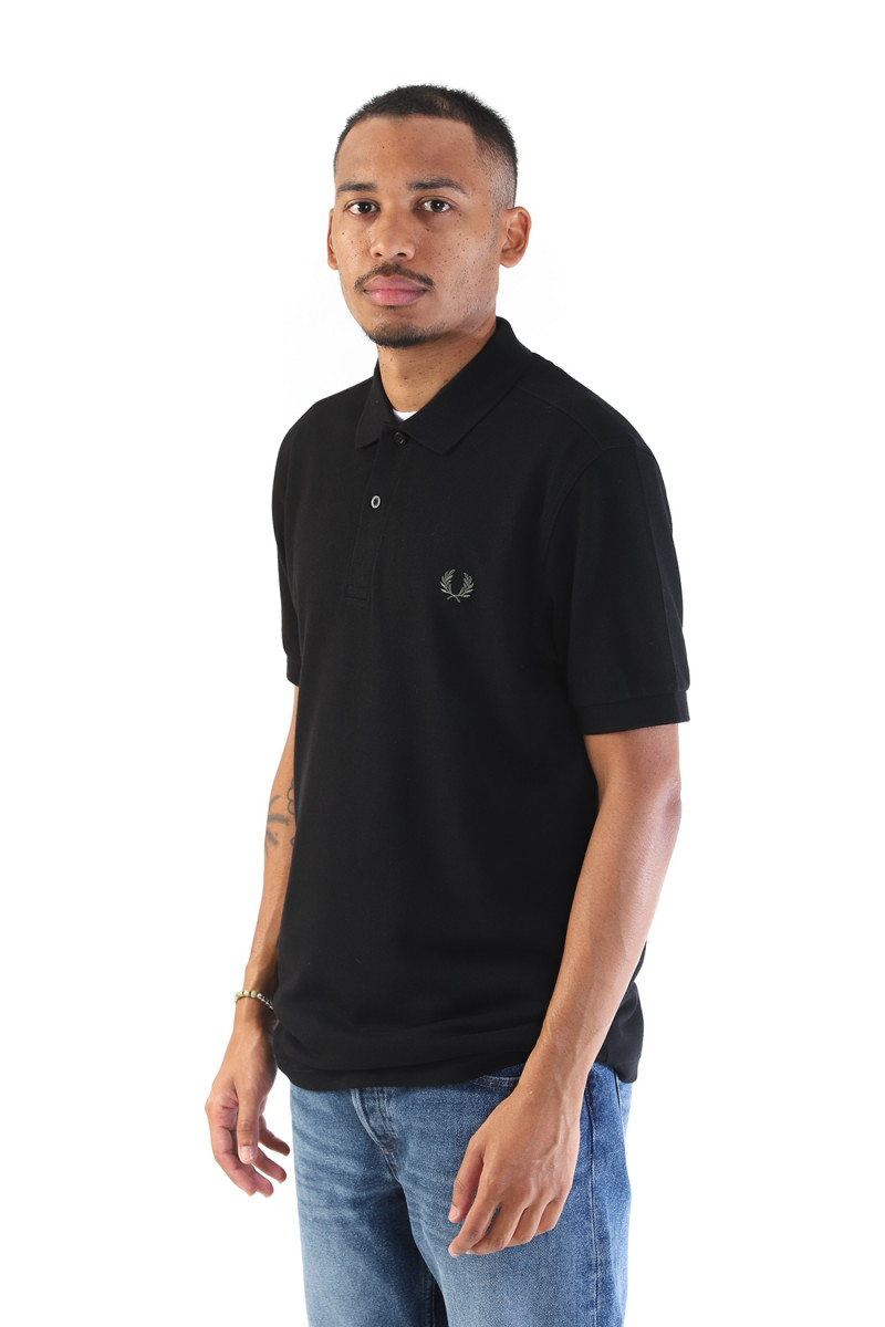 Fred perry mens t-shirt knit Black