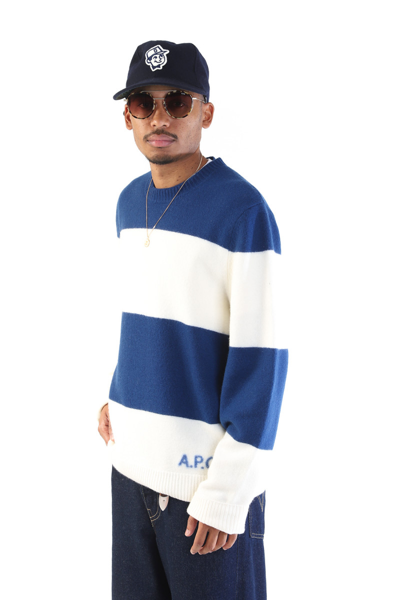 Pull edwardo Dark blue/white