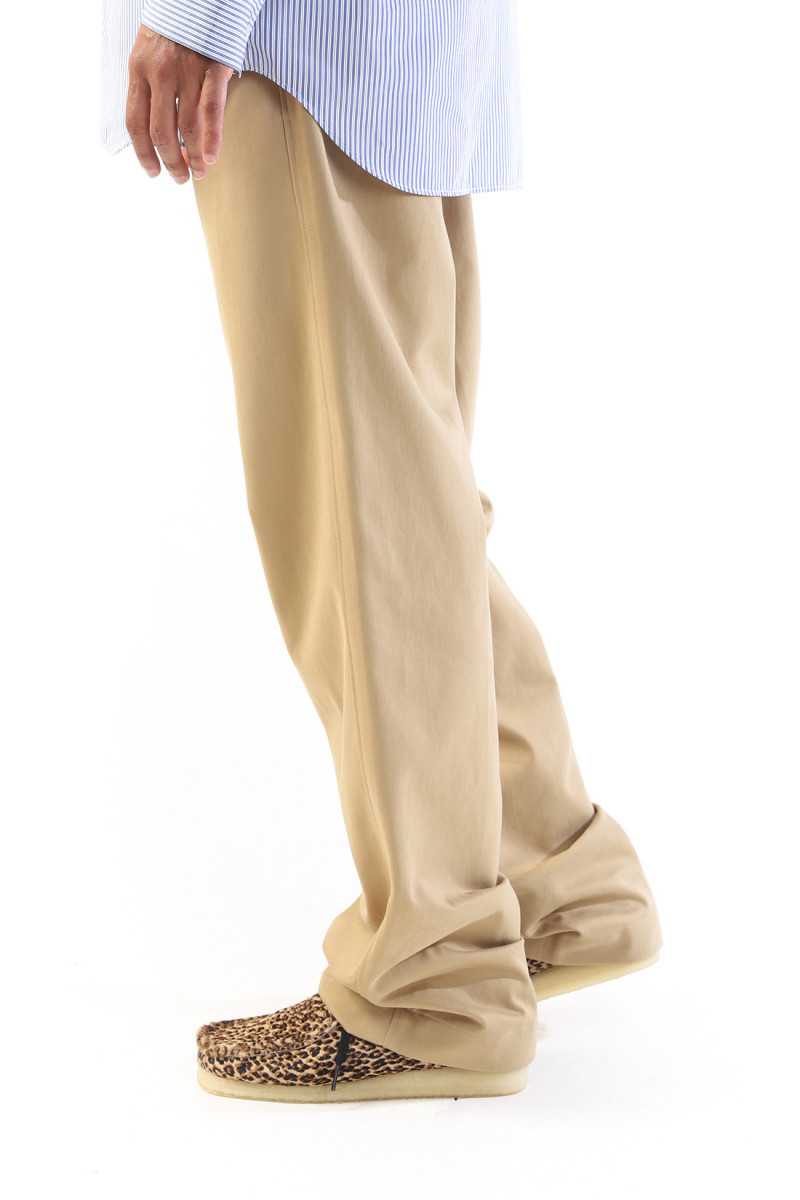 Straight chino trousers Sand