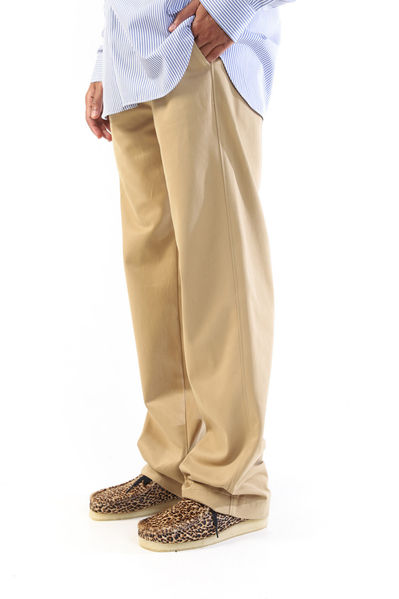 Straight chino trousers Sand