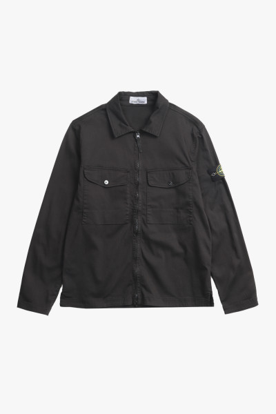 Stone island 12808 overshirt v0029 Nero - GRADUATE STORE