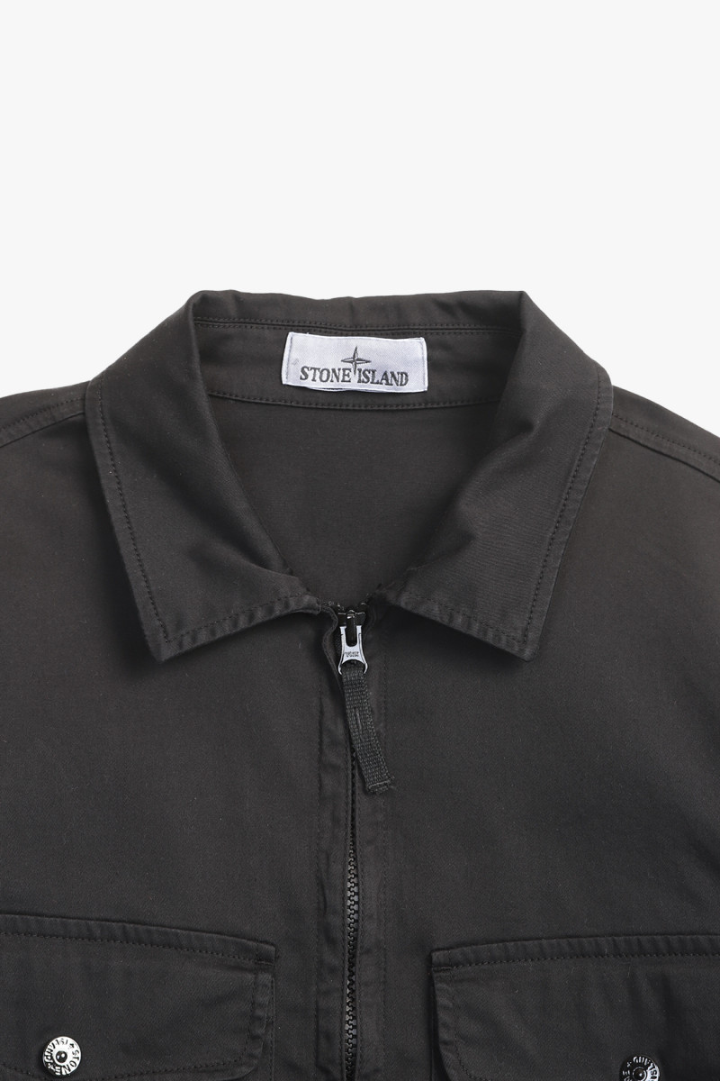 12808 overshirt v0029 Nero