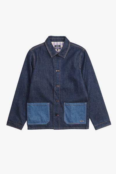 A.p.c. Veste anthonin Washed indigo - GRADUATE STORE