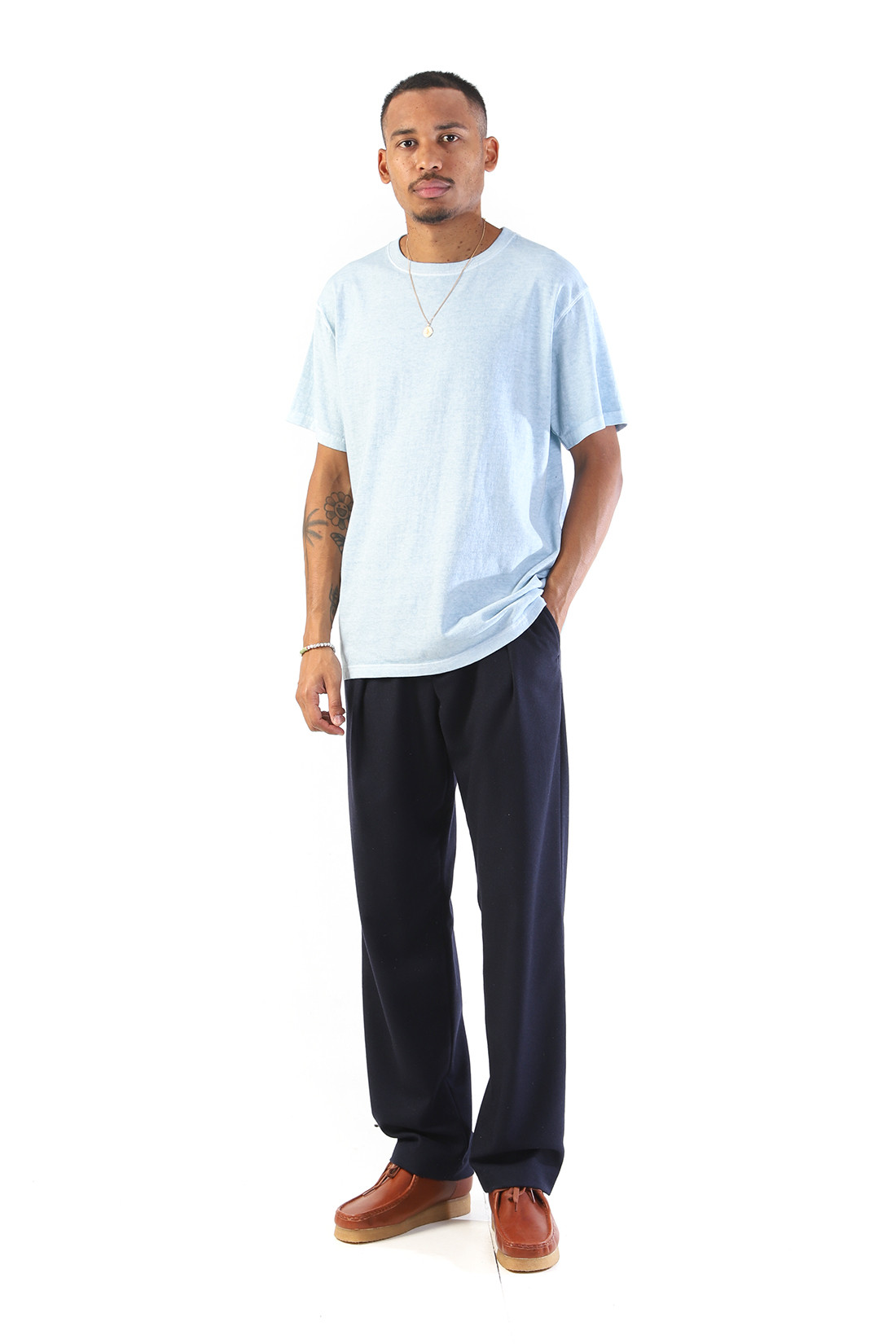 Pantalon renato Heather marine