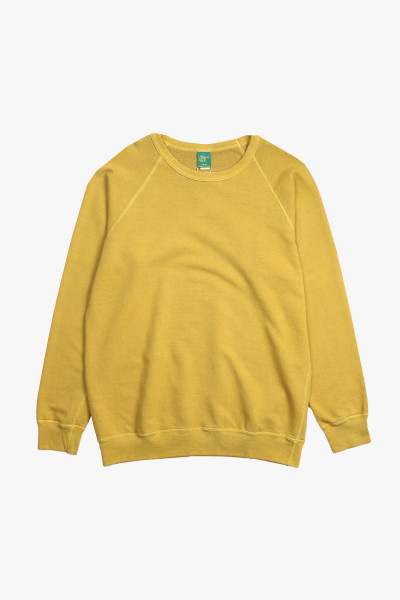 Raglan crew sweat P-banana