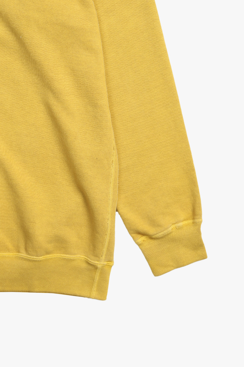 Raglan crew sweat P-banana