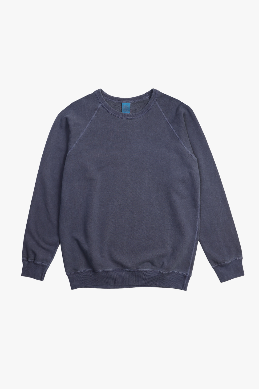 Raglan crew sweat P-navy