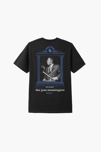 Butter x blue note Jazz messengers tee Black - GRADUATE STORE