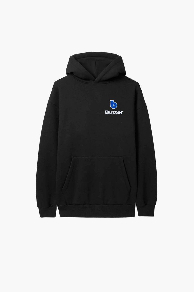 Finest logo pullover hood Black